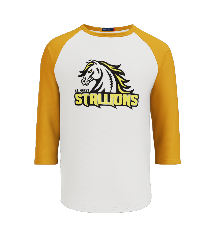 STALLIONS Sport Tek Colorblock Raglan Jersey T200