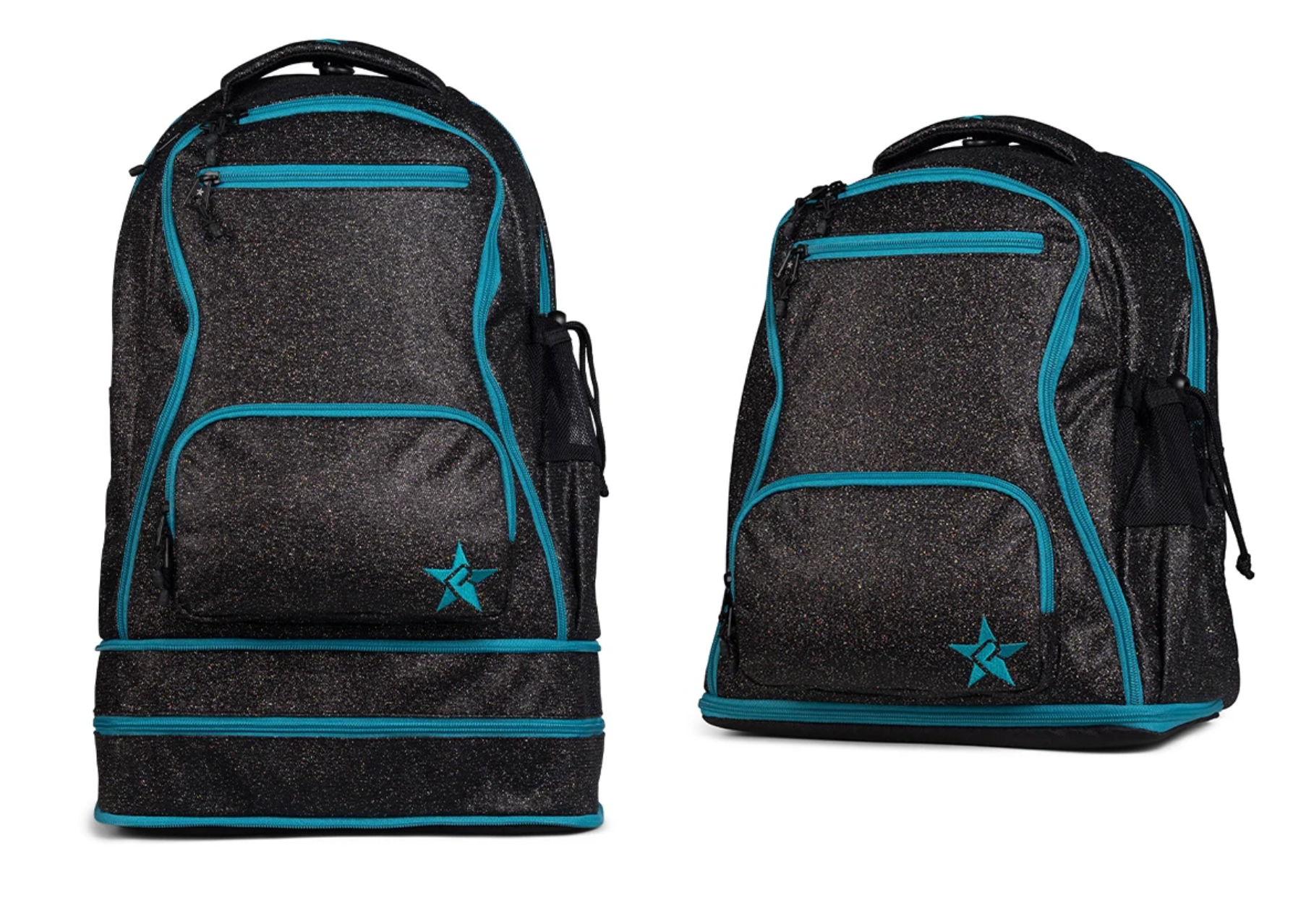XPLOSION- REBEL ATHLETIC Imagine Rebel Dream Bag Plus with Teal Zipper BLING LOGO