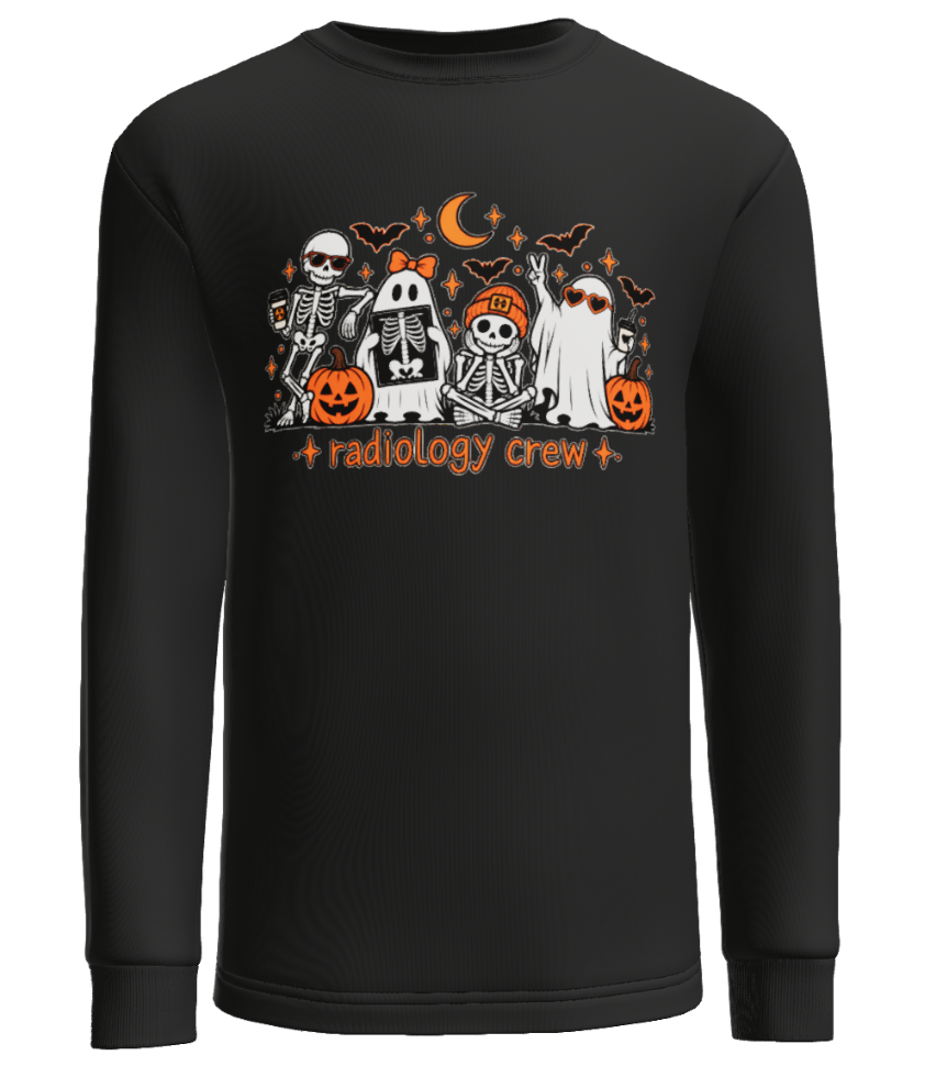 Radiology-Halloween Imaging Crew Long Sleeve