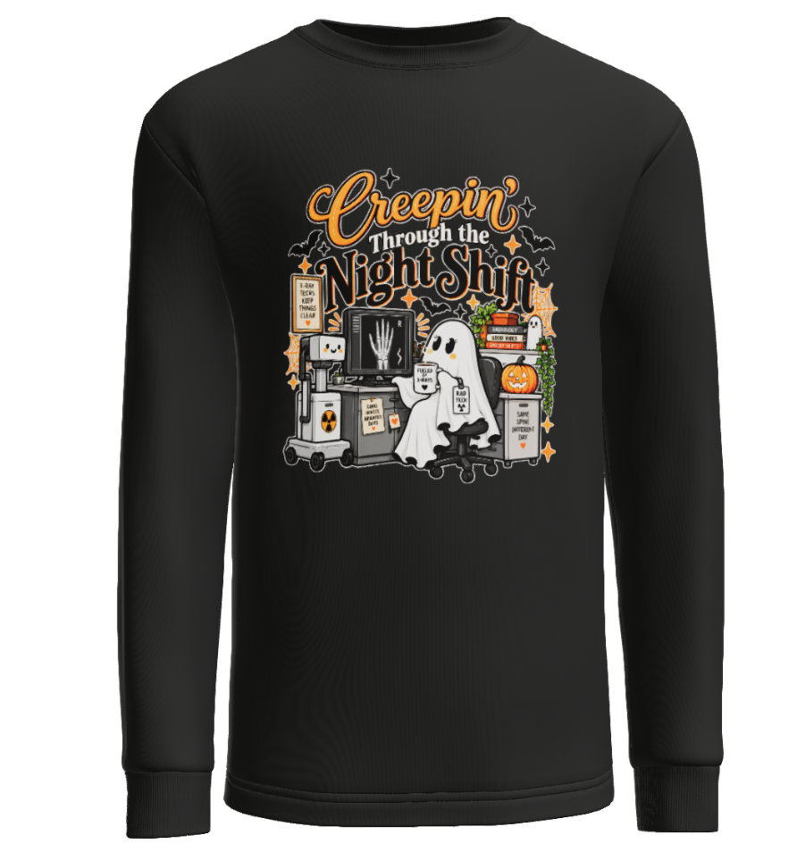 Radiology-Halloween Night Shift Long Sleeve