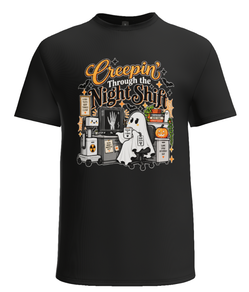 Radiology-Halloween Night Shift Tshirt