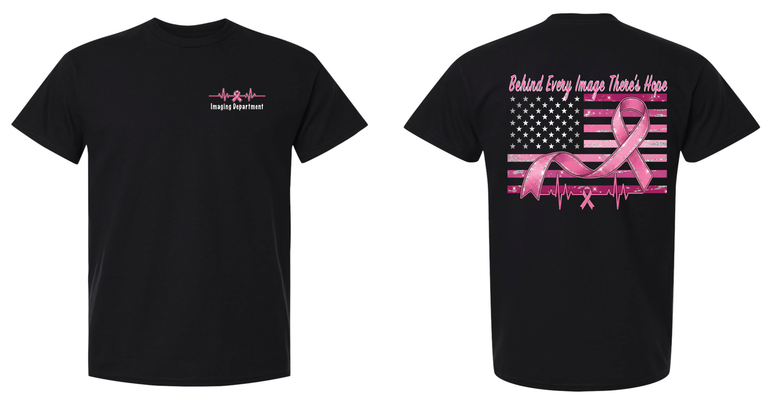 Radiology-PINK RIBBON Tshirt