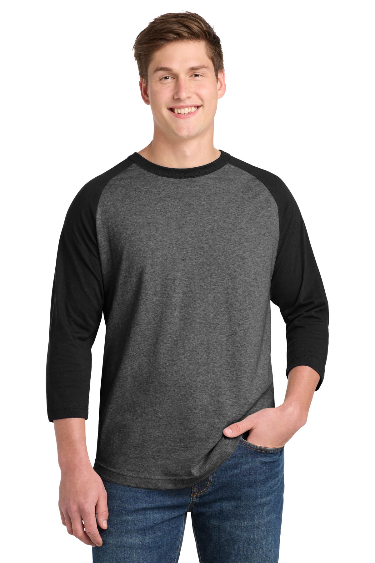 Dark Heather Grey/ Black