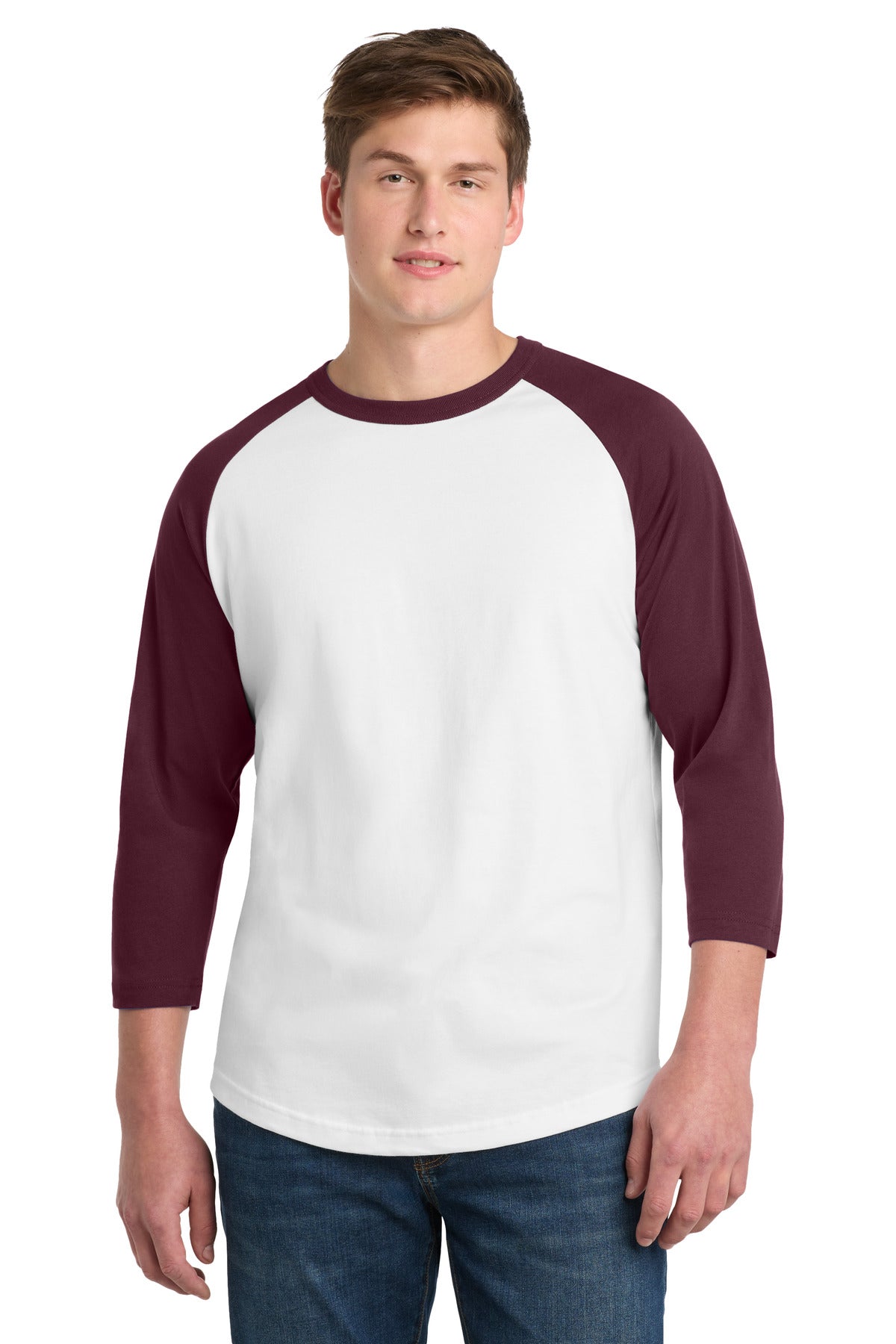 White/ Maroon