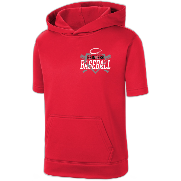 GRINDERS Sport-Tek YOUTH SHORT SLEEVE HOODIE YST251