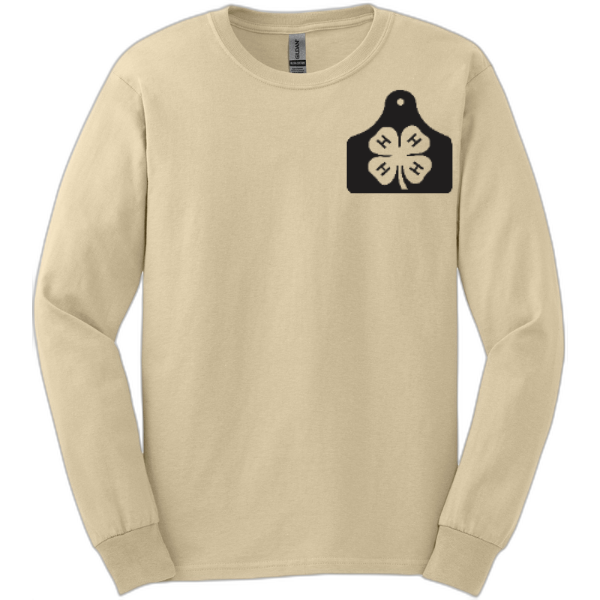 COUNTRY CLOVERS 4 HGildan® - Ultra Cotton® 100% US Cotton Long Sleeve T-Shirt.  G2400